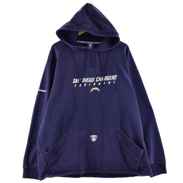 百貨店 リーボック×NFL サンディエゴチャージャーズ ジップアップ