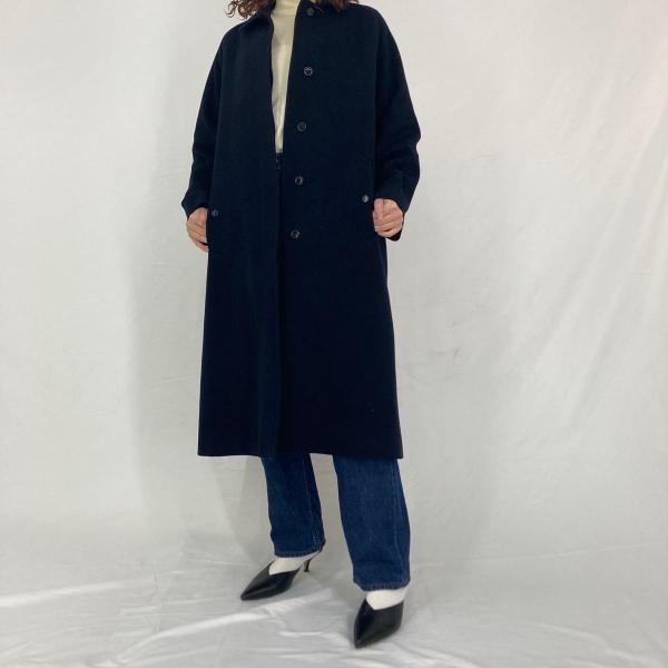特別価格‼️BURBERRY バルマカーンウールコート スペイン製 VINTAGE BURBERRY 1977s Wool Gabardine BalmacaanCoat