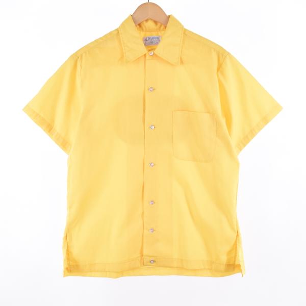 古着 70年代 ヒルトン HILTON ボウリングシャツ USA製 メンズM