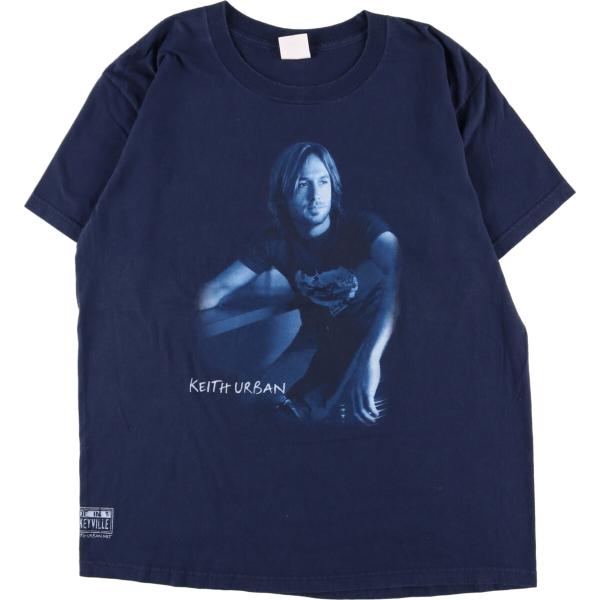 keith urban キースアーバン Tシャツ (古着) 00年代 KEITH URBAN キースアーバン ワールドツアー 2007 バンド