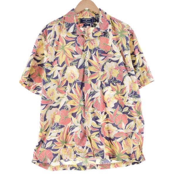 ラルフローレン アロハシャツ POLO SPORT 花柄 古着 ラルフローレン Ralph Lauren POLO SPORT ポロスポーツ 総