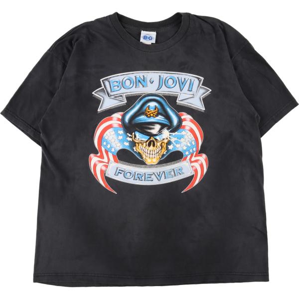 【激レア】BON・JOVI ボンジョヴィ ボタンシャツ アメリカ古着 半袖 写真 jamtrading1_eaa358083