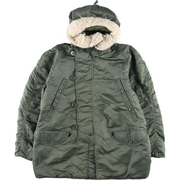 古着 民間品 N-3Bタイプ ミリタリー フライトジャケット USA製 MEDIUM 