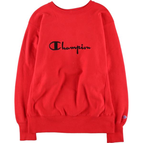古着 90年代 チャンピオン Champion リバースウィーブ 刺繍タグ ロゴ  