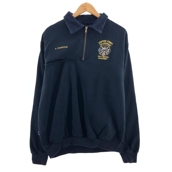 古着 GAME Workwear スタッフォード消防局 バックプリント
