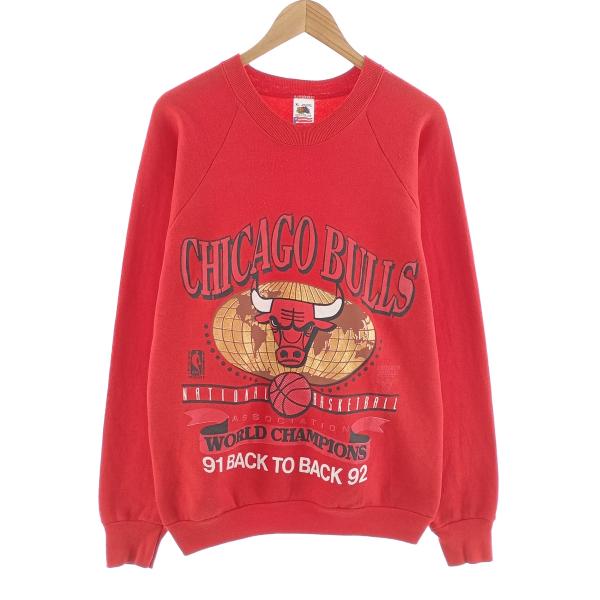 超激レアフルーツオブザルームNBAシカゴブルズスウェット90sUSA製レッドM 超激レアフルーツオブザルームNBAシカゴブルズスウェット90sUSA