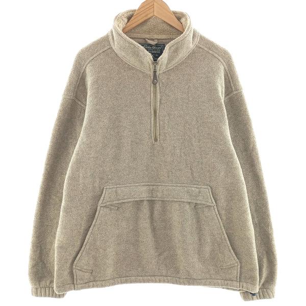 eddie bauer エディーバウアー フリース カバーオール 90s Eddie Bauer 古着 90年代 エディーバウアー ハーフジップ フリースプル