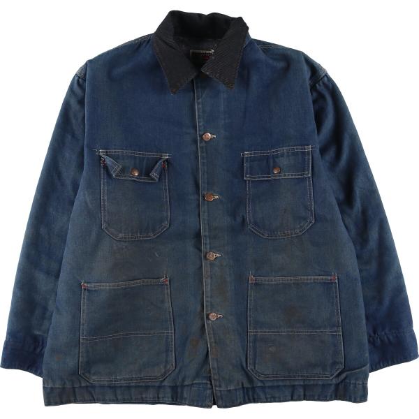 古着 80年代 ビッグマック BIG MAC デニムカバーオール メンズXL