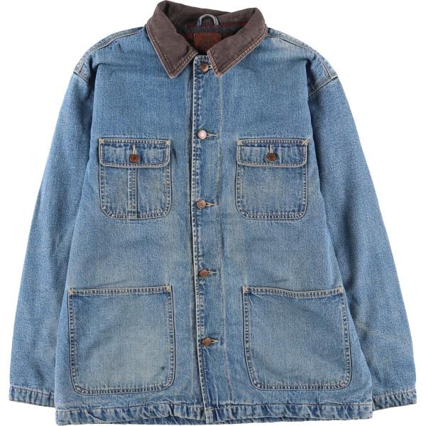 GAP JEANS デニム　カバーオール　ワークジャケット 古着　ビンテージ GAP 古着 90年代~ ギャップ BLUE JEANS デニムカバーオール