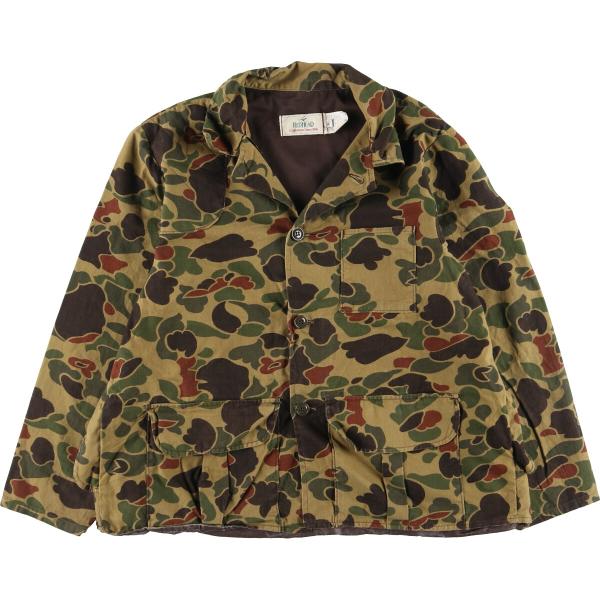 80'sCarhartt？　カモフラ　ハンティングジャケット 80s Carhartt ハンティングジャケット カーハート ダック