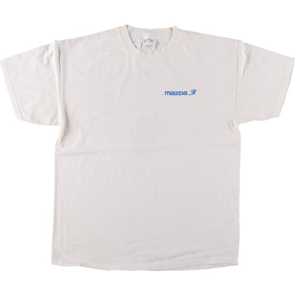 古着 00年代 PORT AND COMPANY MAZDA マツダ アドバタイジングTシャツ