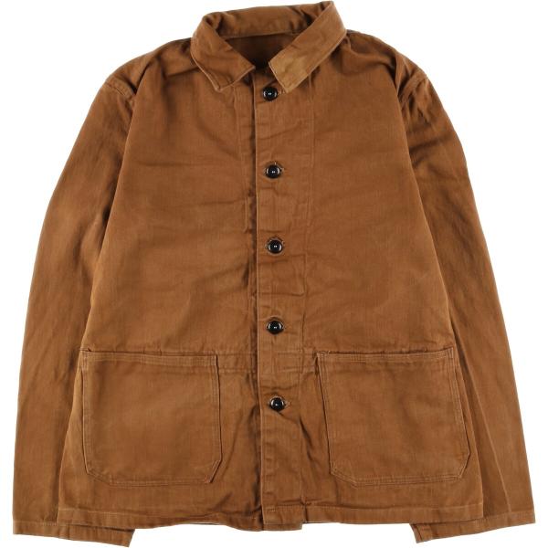 古着 50's 60's ユーロ ワークジャケット コーデュロイジャケット 古着 ~60年代 UNKNOWN コットンドリル ユーロ ワークジャケット