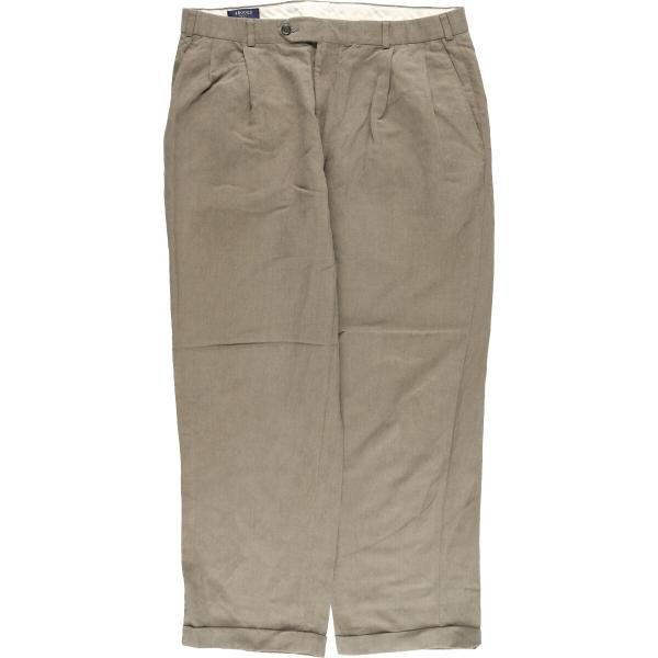 Brooks brothers リネン　2タック　ハーフパンツ スラックス Brooks Brothers - ブルックスブラザース リネン ショートパンツ