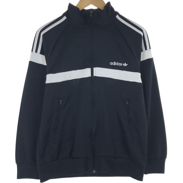adidas originals トラックジャケット　Oサイズ　used 美品】adidas アディダス トラックジャケット 3本ライン ラバー
