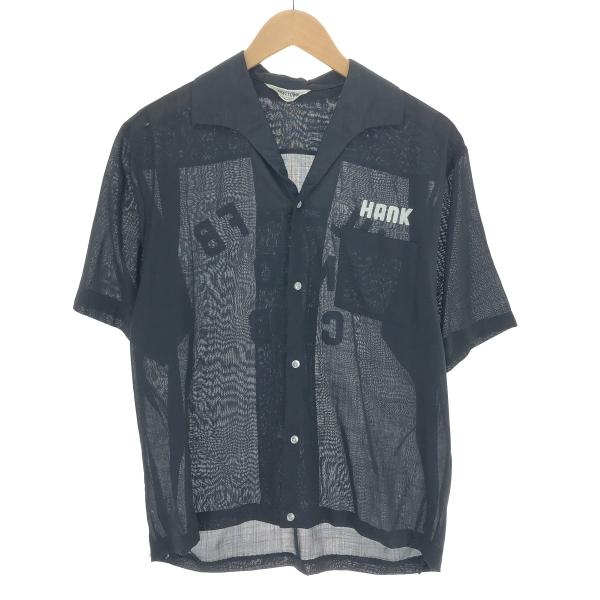 古着 60年代 ANGEL TOWN バックプリント オープンカラー 半袖