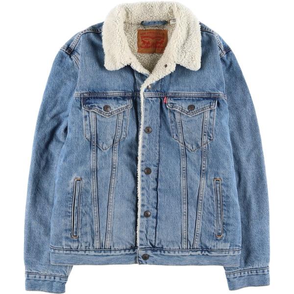 Levi's（リーバイス） 古着 中綿入り デニムボアジャケット メンズM