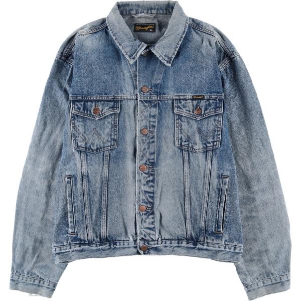 【あ】wrangler デニムジャケット Wrangler（ラングラー） 古着 デニムジャケット Gジャン メンズXL相当