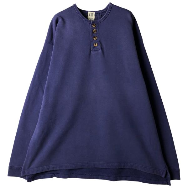 GAP（ギャップ） 古着 ヘンリーネック スウェットシャツ トレーナー