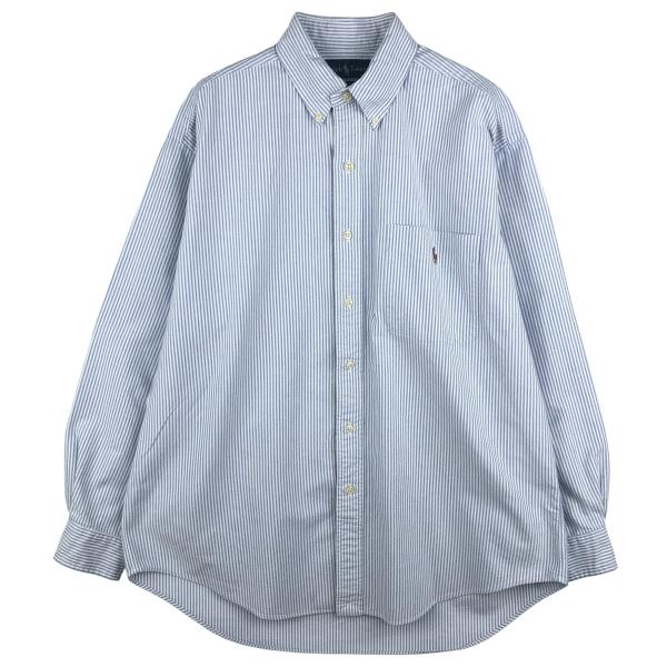 古着 ラルフローレン Ralph Lauren BIG SHIRT 長袖 ボタンダウン