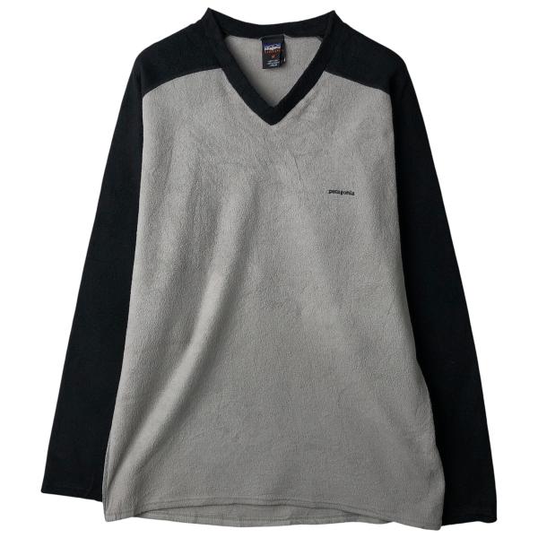 古着 00年代 パタゴニア Patagonia CAPILENE キャプリーン 43425SP00 Vネック フリースカットソー USA製 メンズM相当/eaa459683 patagonia（パタゴニア） 古着 00年代 Patagonia CAPILENE キャプ