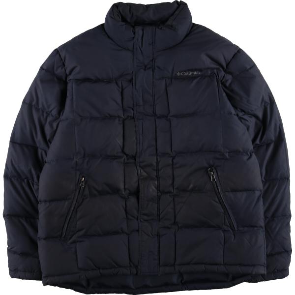 AOIColumbiaコロンビアダウンジャケット黒ブラック刺繍ロゴ90s AOIColumbiaコロンビアダウンジャケット黒ブラック刺繍ロゴ90s