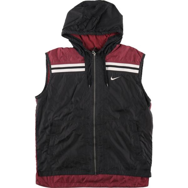 Nike フード付きジャケット ヴィンテージ　90s NIKE/ナイキ ハーフジップフードジャケット 90年代 (USED