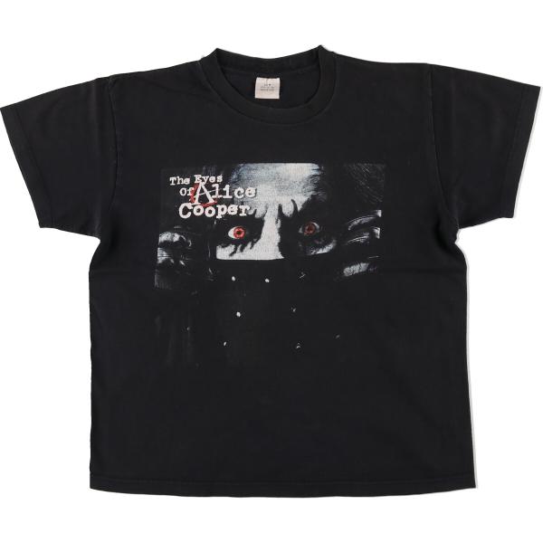 未使用 Alice Cooper ロックツアー 両面 バンT 1999or98年 未使用 Alice Cooper ロックツアー 両面 バンT 1999.98年