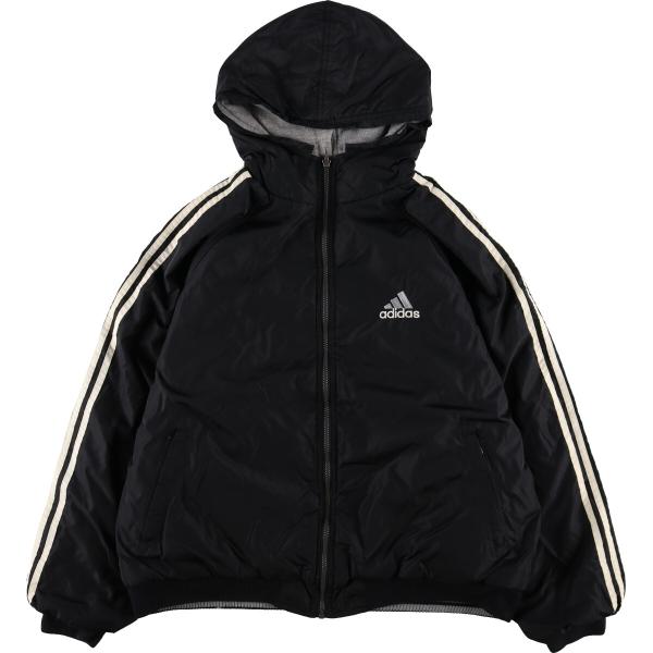 【レア】アディダス 90年代 ビンテージ リバーシブル パーカ ブルーグレー M レア】アディダス 90年代 ビンテージ リバーシブル パーカ