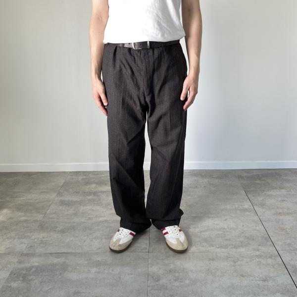 SULLEN TOKYO 90's ストライプ スラックス Never mind the XU / Chikashitsu+｜【Chikashitsu +】stripe