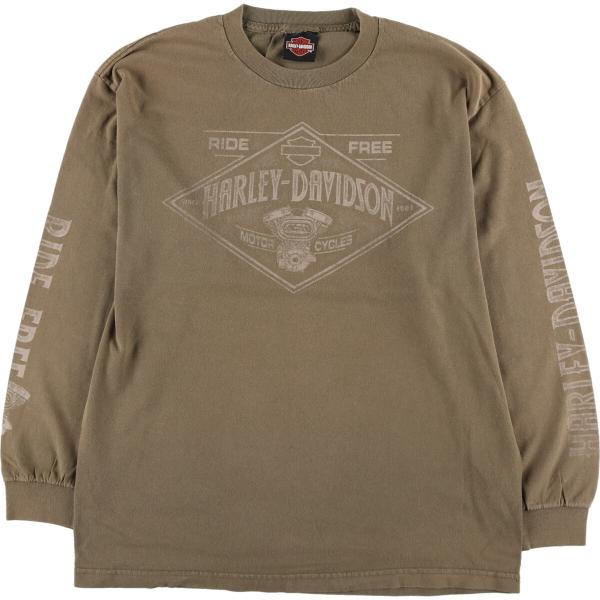 Harley-Davidson ロンT 古着 ハーレーダビッドソン Harley-Davidson ロングTシャツ ロン