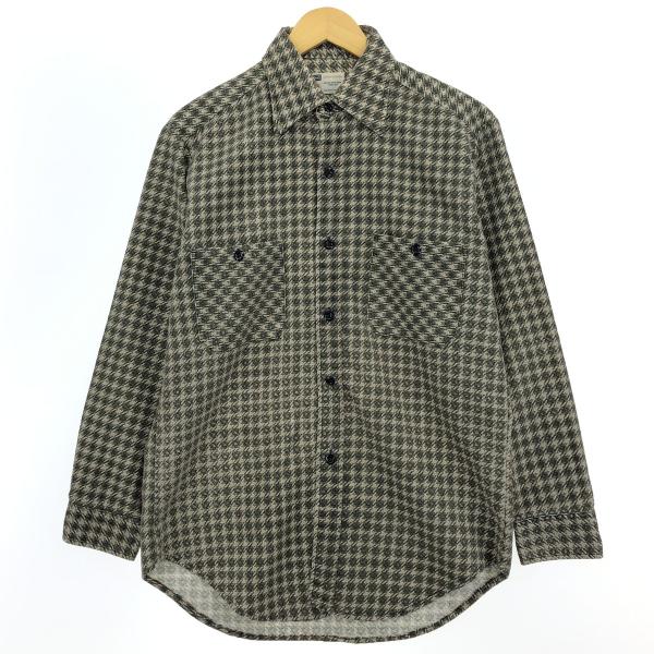 60s ビンテージ Sears 総柄シャツ 野鳥プリント プリネル 60s ビンテージ Sears 総柄シャツ 野鳥プリント プリネル