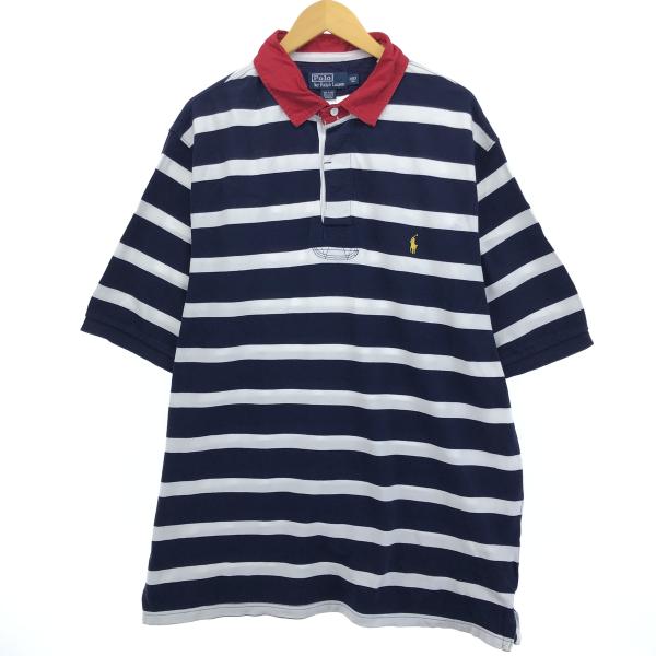 古着 ラルフローレン Ralph Lauren POLO by ボーダー柄 半袖