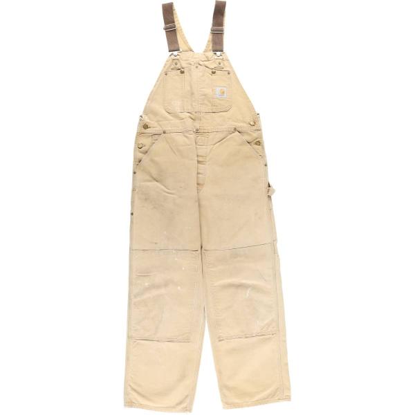 カーハートダブルニー　　オーバーオール Carhartt（カーハート） 古着 ダブルニー ダック オーバーオール