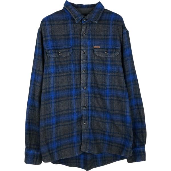 古着 オービス ORVIS 長袖 ヘビーネルチェックシャツ メンズM相当 /eaa477922