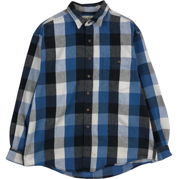古着 90年代~ エディーバウアー Eddie Bauer 長袖 フランネルチェックシャツ メンズXL相当 ヴィンテージ/eaa477935 Eddie Bauer（エディーバウアー） 古着 90年代~ 長袖 フランネル