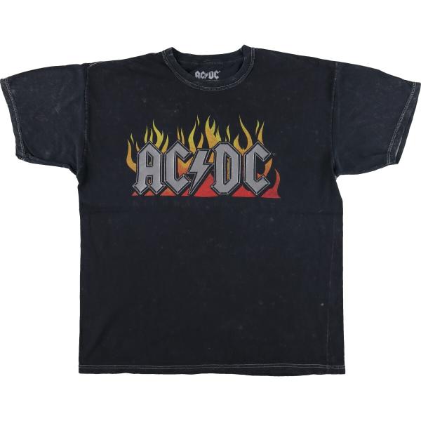 古着 AC/DC エーシーディーシー バンドTシャツ バンT メンズXXL相当