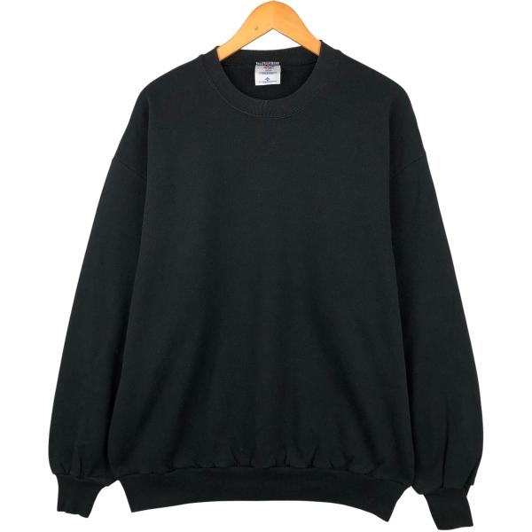 90s - 00s ヴィンテージ古着 | 90s 無地 セットイン スウェットシャツ | USA製 JERZEES ジャージーズ | ブラック 黒 サイズ:M | 90年代 古着 ヴィンテージ | トップス トレーナー【メンズ】【中古】【K4585】 古着 90年代 ジャージーズ Jerzees 無地 ブランクスウェットシャツ