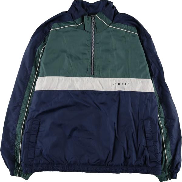 NIKE（ナイキ） 古着 90年代 ハーフジップ ナイロンプルオーバー