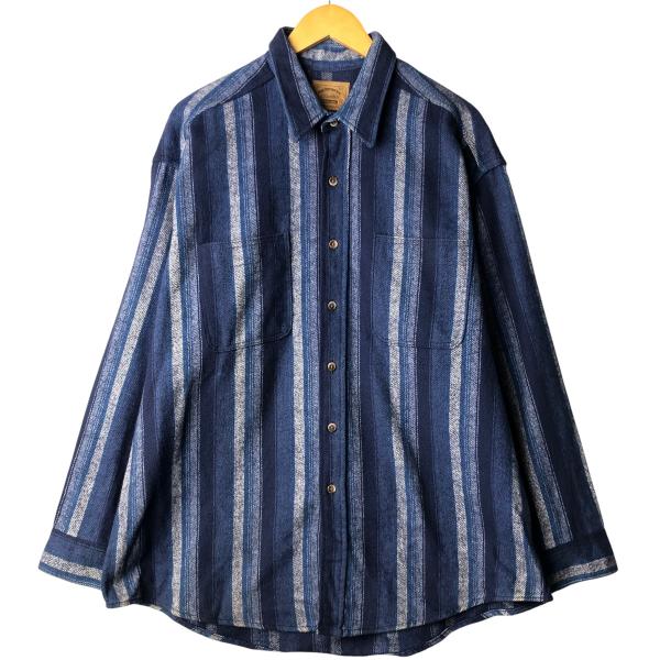 古着 90~00年代 セントジョンズベイ ST. JHON'S BAY ストライプ柄 長袖