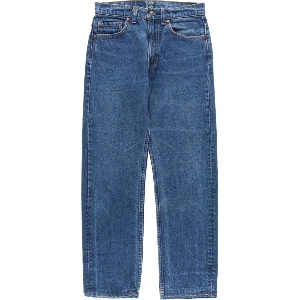 古着 90s/90年代 ヴィンテージ リーバイス Levis USA製 デニムパンツ 505 0216 ジーパン ストレート ジップフライ w38 L32 ブルー Levi's（リーバイス） 古着 ~90年代 Levi's 505-0216 テーパードデニム
