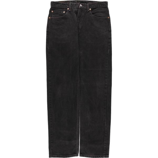 古着 90年代 リーバイス Levi's 505-0260 ブラックデニム テーパードデニムパンツ メンズw34相当 ヴィンテージ/eaa483019 Levi's（リーバイス） 古着 90年代 Levi's 505-0260 ブラックデニム