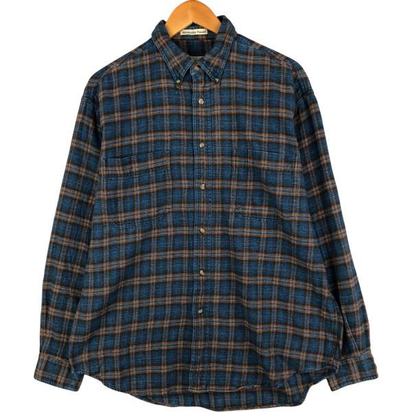 古着 エディーバウアー Eddie Bauer CLASSIC FIT チェック柄 ボタンダウン 長袖 ライトネルシャツ メンズS相当/eaa615758 古着 エディーバウアー Eddie Bauer チェック柄 ボタンダウン 長袖
