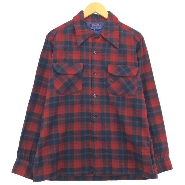 PENDLETON 古着 70年代 ペンドルトン ボードシャツ チェック柄
