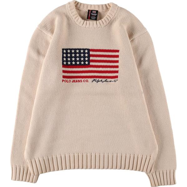 RALPH LAUREN POLO JEANS 星条旗 ボートネック 古着 ラルフローレン Ralph Lauren POLO JEANS COMPANY 星条旗柄