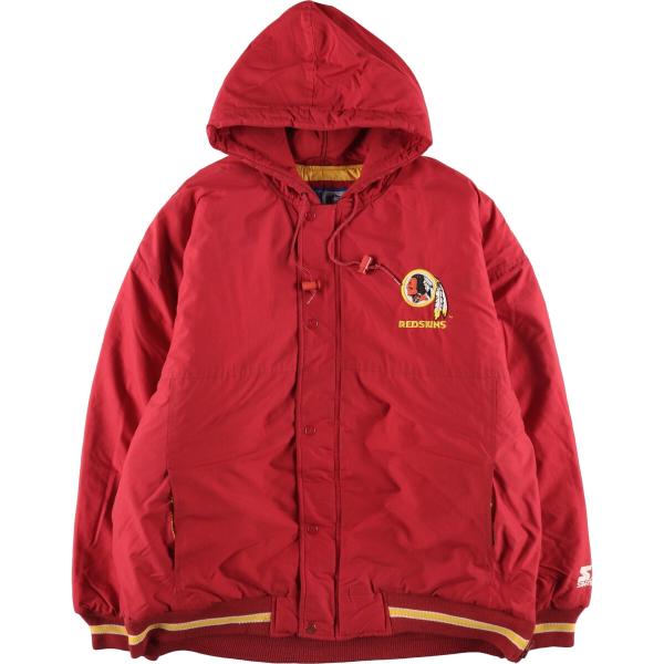 希少サイズ！ワシントン レッドスキンズ 中綿ジャケット 古着 NFL WASHINGTON REDSKINS ワシントンレッドスキンズ 中綿