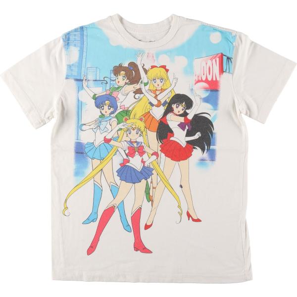 古着 美少女戦士セーラームーン 大判プリント アニメ キャラクター  