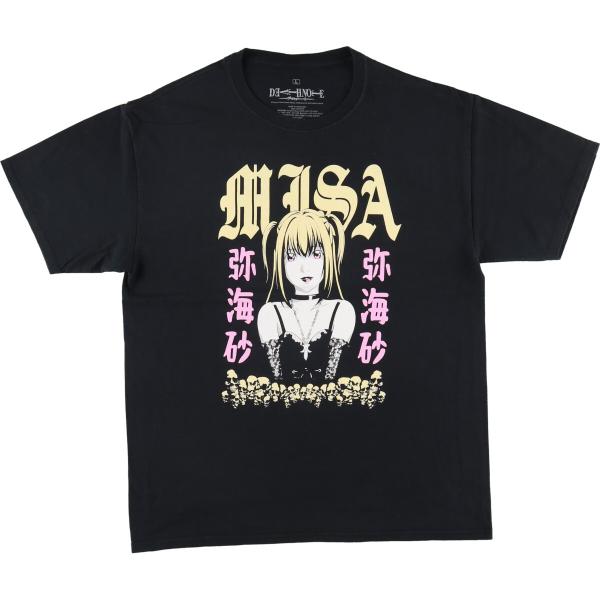 古着　DEATH NOTE デスノート　ミサミサ　Tシャツ　センターロゴ　半袖 古着 DEATH NOTE デスノート ミサミサ Tシャツ センターロゴ 半袖