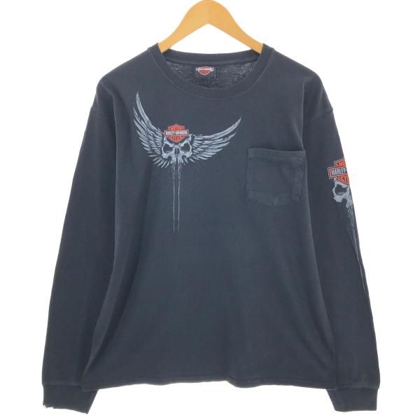 古着 ハーレーダビッドソン Harley-Davidson ロングTシャツ ロンT