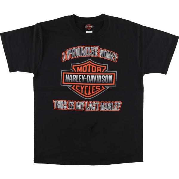 古着 Harley Davidsonハーレー モーターサイクル Black 古着 ハーレーダビッドソン Harley-Davidson モーターサイクル