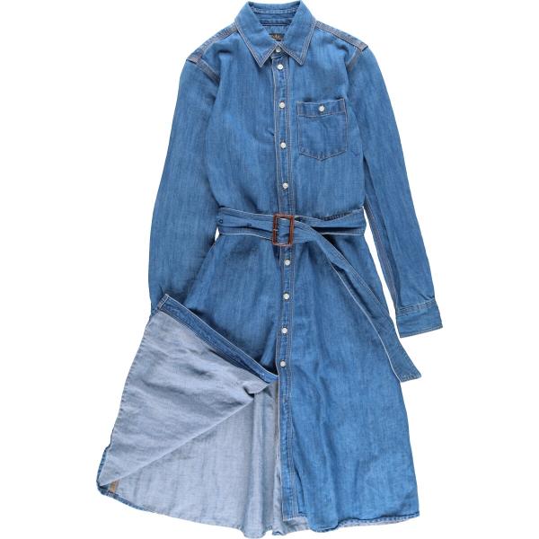 Ralph Lauren デニム ワンピース M POLO RALPH LAUREN - Polo Ralph Lauren ミドル丈デニム